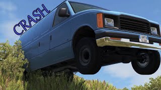 Crash test Cars Dropping from Cliff - BeamNG.Drive