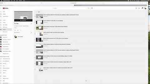How to remove a duplicate video from a playlist in Youtube studio on  Desktop iMac