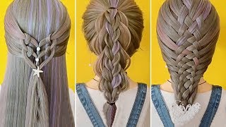 HERMOSOS PEINADOS DE MODA #2 - TRENZAS FÁCILES Y RAPIDAS 2018