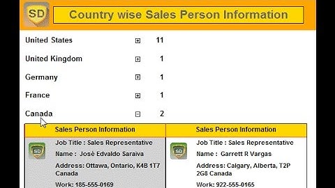 SSRS - List Item Drill Down Report