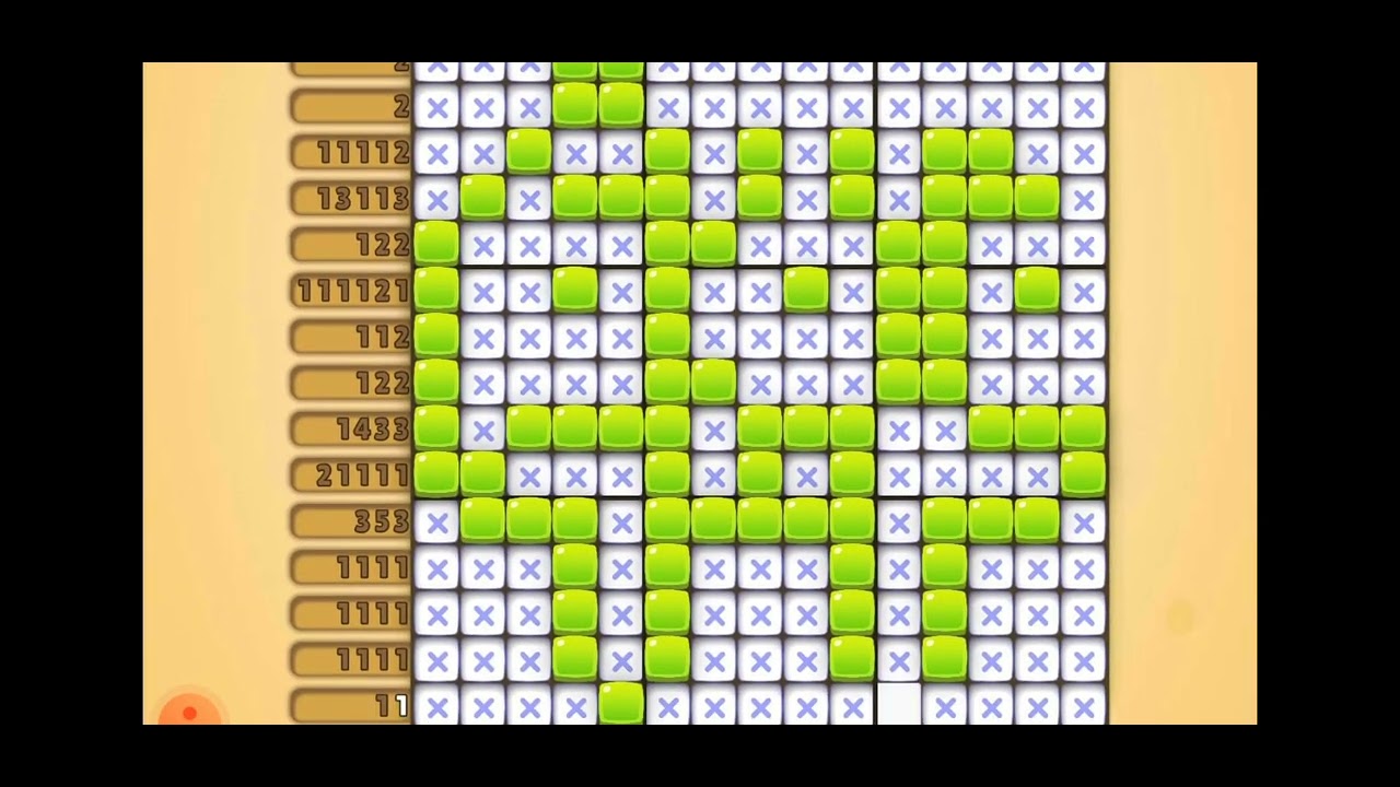 Nono Crossing Level 835 Picture Nonogram - YouTube