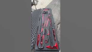 Ultra RED Cardinal Sin Mega Knife Set! #shortsviral