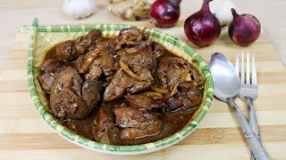 Adobong Atay ng Manok | Chicken Liver Adobo