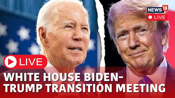 Trump-Biden Meeting In White House For Traditional Post-Election Exchange | U.S News Live |  N18G
