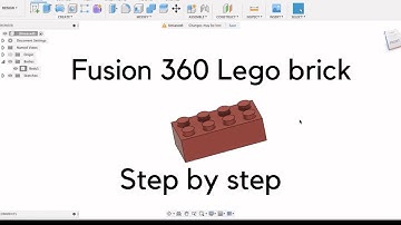 Fusion 360 beginnershandleiding: Lego-steen stap voor stap