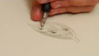 Drawing Popular Cartoon Characters : How to Draw Water in Black & White