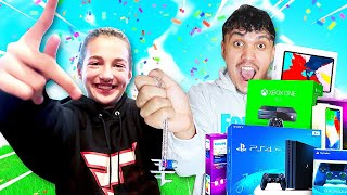 SURPRISING FAZE EWOK FOR JOINING FAZE! (13 Year Old Deaf Girl Gamer)