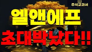 [엘앤에프 충격속보] 다시한번 말씀 드립니다. 정말 초대박났습니다!!!!
