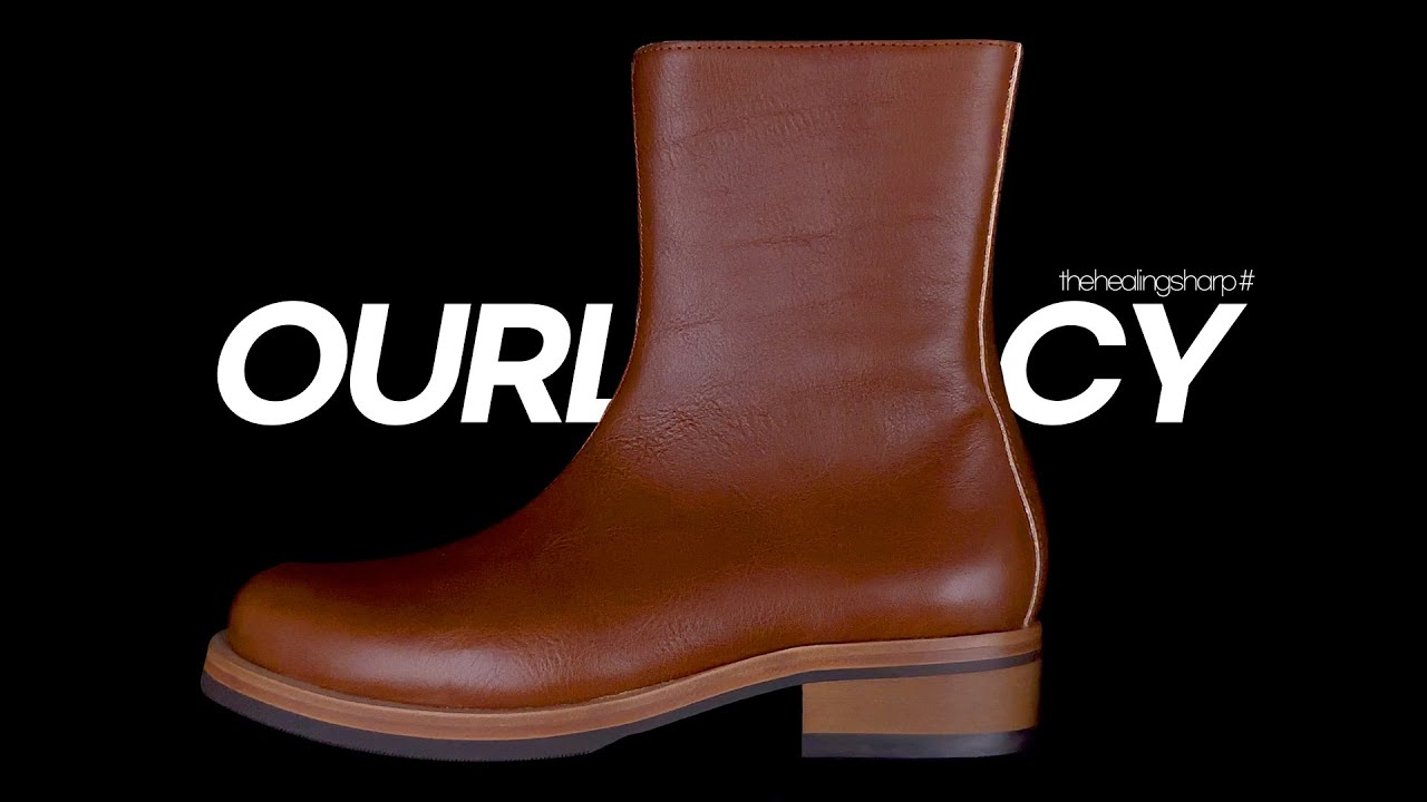 OUR LEGACY CAMION BOOT A4227CAC COGNAC BROWN LEATHER (ASMR) - YouTube
