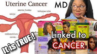 DOCTOR: Hair RELAXERS VS Endometrial CANCER. What the Studies Show #relaxedhair #relaxer #hairgrowth screenshot 3