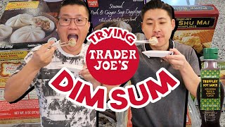 Taste Testing Trader Joe's DIM SUM Items - Truffley Soy Sauce (Limited Item) by James & Mark 2,352 views 1 year ago 25 minutes