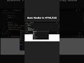 Basic NavBar in HTML/CSS #code #webdevelopment #fypシ #htmlcss