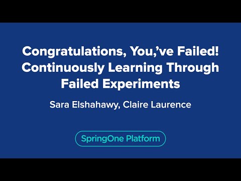 Congratulations, You’ve Failed! Continuously Learning Through Failed Experiments