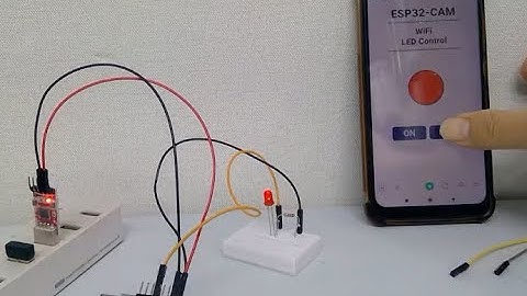 ESP32-CAM: 웹서버( AsyncWebServer ) 구축하고 스마트폰으로 LED 제어하기