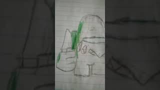 drawing the red and green imposters  #amongusfnf #amongus #fnfdrawings