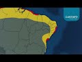 Veja a previsão do tempo para todo o país nesta quarta-feira (03/06)