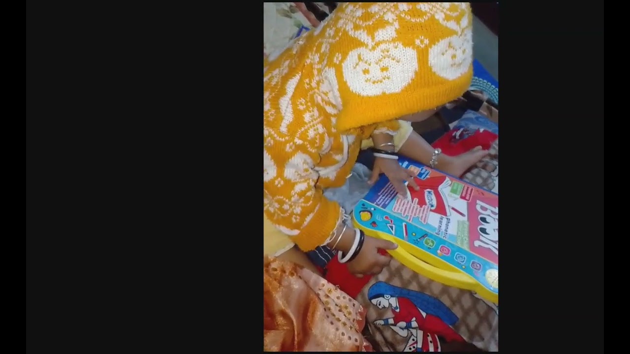 My cute baby girl study time 🤣 viral videos welcome to My mini vlogs 