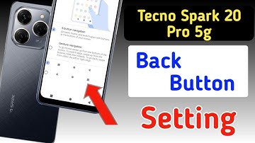 Tecno spark 20 pro 5g back button setting/Tecno spark 20 pro back button change/gesture setting