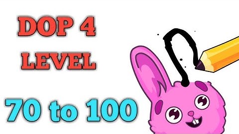 Dop 4: Draw one part level 70 to 100 all level walkthrough solution by :512 shorts gamer