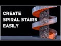 Create Spiral Stairs Easily | Blender 3.6 Beginner tutorial