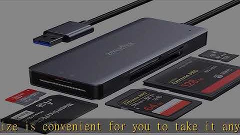 CF Card Reader,USB 3.0 to Compact Flash Memory Card Reader Adapter 5Gbps Read 5 Cards Simultaneousl