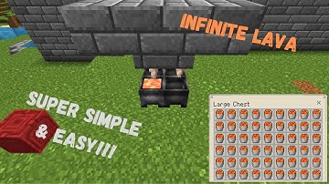 Simple 1.20 Lava Farm Tutorial in Minecraft Bedrock