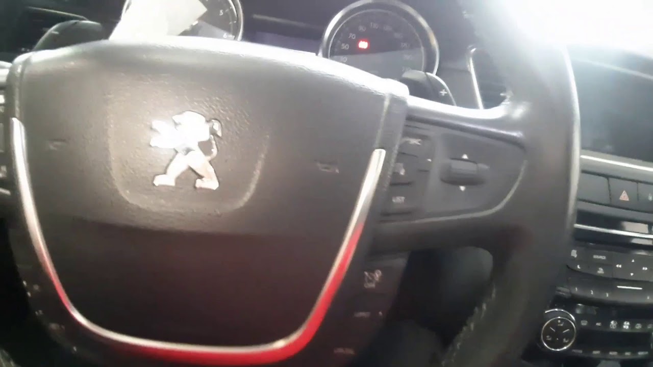 Peugeot 508 Oil reset YouTube