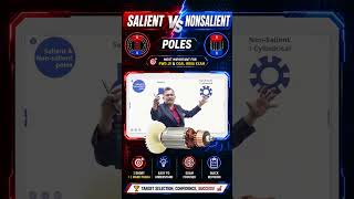 🔥 Salient vs Nonsalient Poles | 1 Mark Pakka 💯 | PWD JE EE | Coal India | Electrical Machines