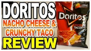 DORITOS® Locos Tacos Nacho Cheese & Crunchy Taco Flavored Corn Chips Review