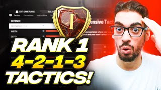 THE BEST RANK 1 META 4213 FORMATION & CUSTOM TACTICS FOR EAFC 24 ULTIMATE TEAM