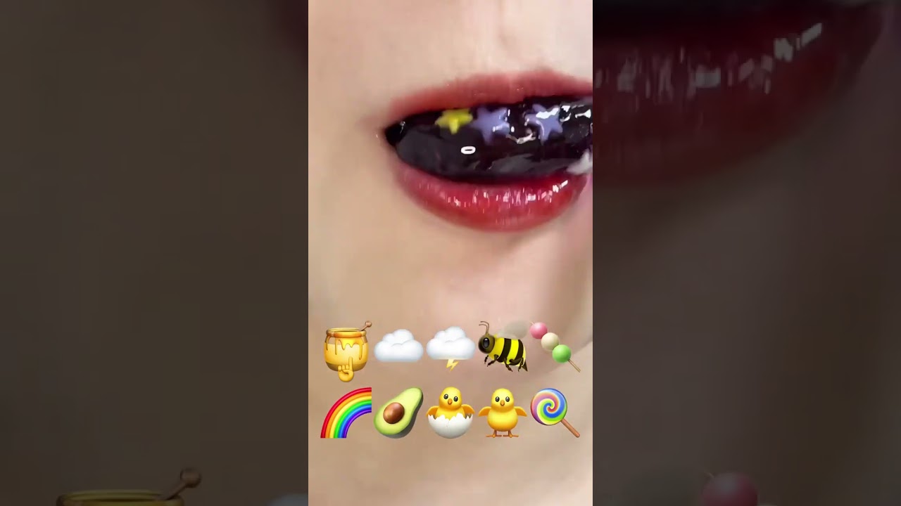 asmr PURPLE HONEY 꿀 eating sounds