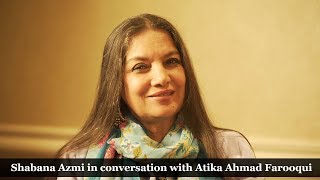 Shabana Azmi in a candid chat with Atika Ahmad Farooqui