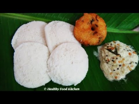 Idli Recipe-Soft and Spongy Idli Recipe in Tamil-Idli Batter preparation Recipe in Tamil