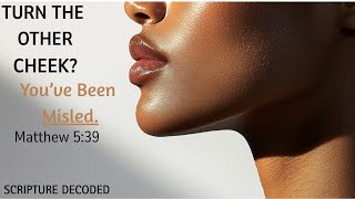 👉 What “Turn the Other Cheek” Really Means | Matthew 5:39 Explained (Bible Decoded)
