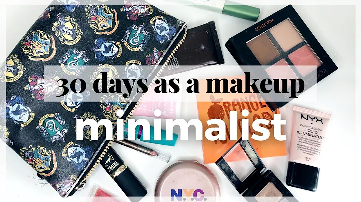 TRYING TO BE A MAKEUP MINIMALIST FOR ONE MONTH - T...