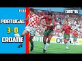 Croatia vs portugal 0  3 highlights  all goals euro 1996