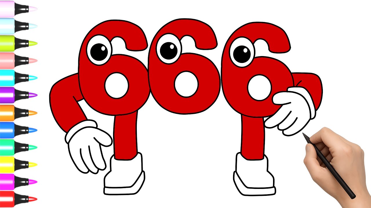 Drawing Using 666 How to Draw 666! Drawing Italian Brainrot - YouTube