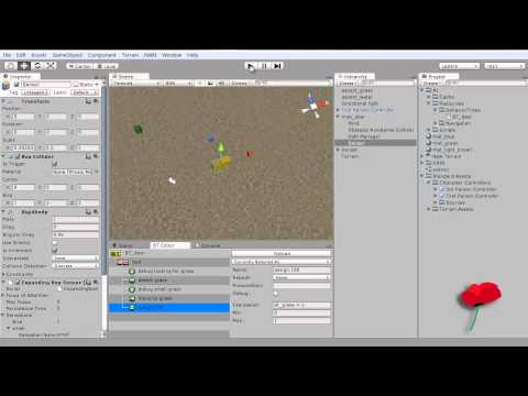 Unity3d RAIN{one} Cubes and Pills 5  ( OUTDATED )