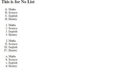 How to Create Number List using HTML in Tamil | NVQ Level 4 in ICTT