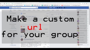 How to change facebook group url |  Get a  web address (URL) for your Facebook Group with Techtubic