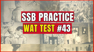 SSB Interview preparation | WAT practice set | Full battery psychology test #43 #ssbinterview #ssb