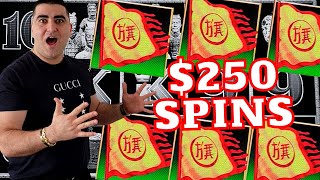 Betting $250 Spins \& Winning JACKPOTS On Million Dollar Dragon Link