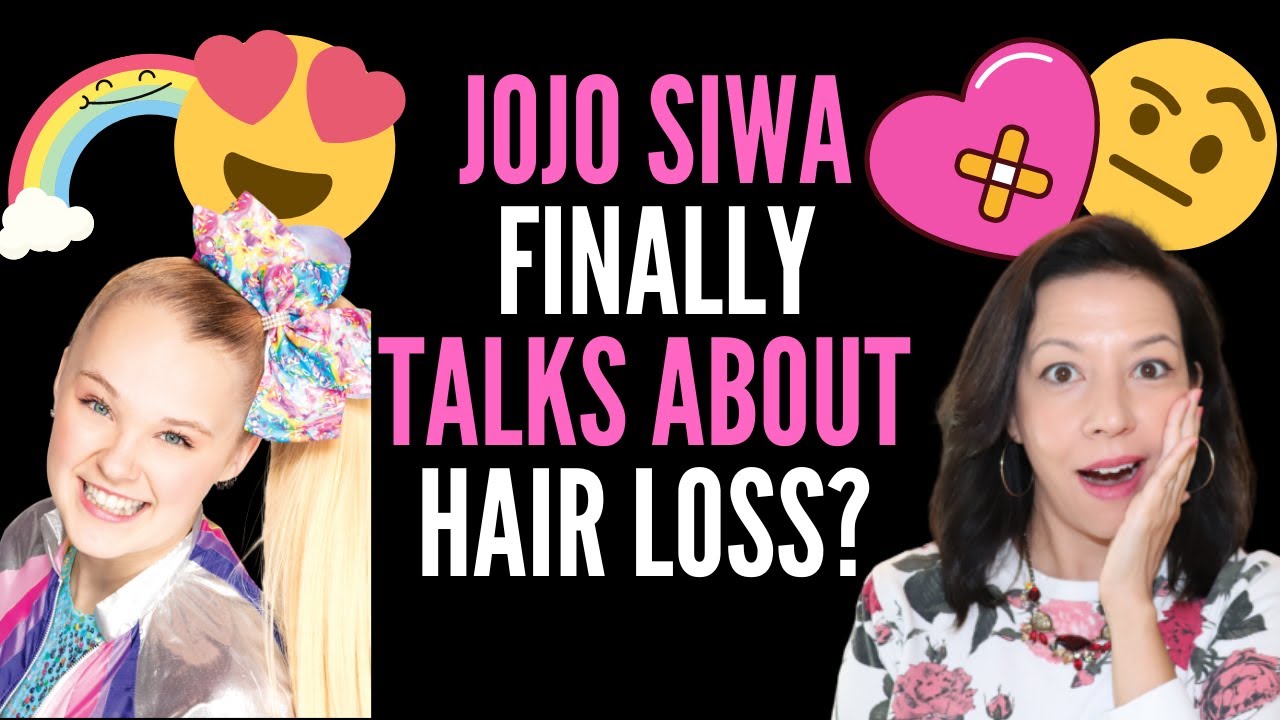 Hair Loss Sufferer Reacts To Jojo Siwa Hair Makeover Hairline 2020 Plans Traction Alopecia Talk Youtube - jojo siwa hairline lol roblox