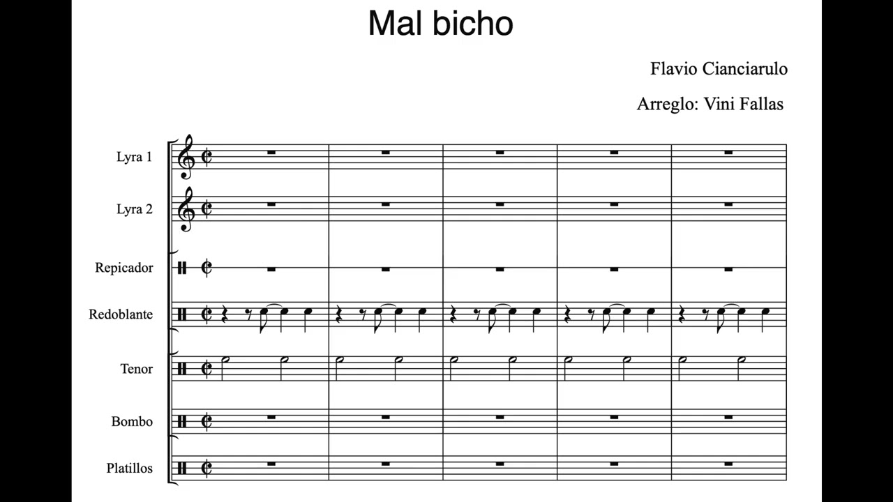 Mal bicho - Banda Rítmica - Vini Fallas