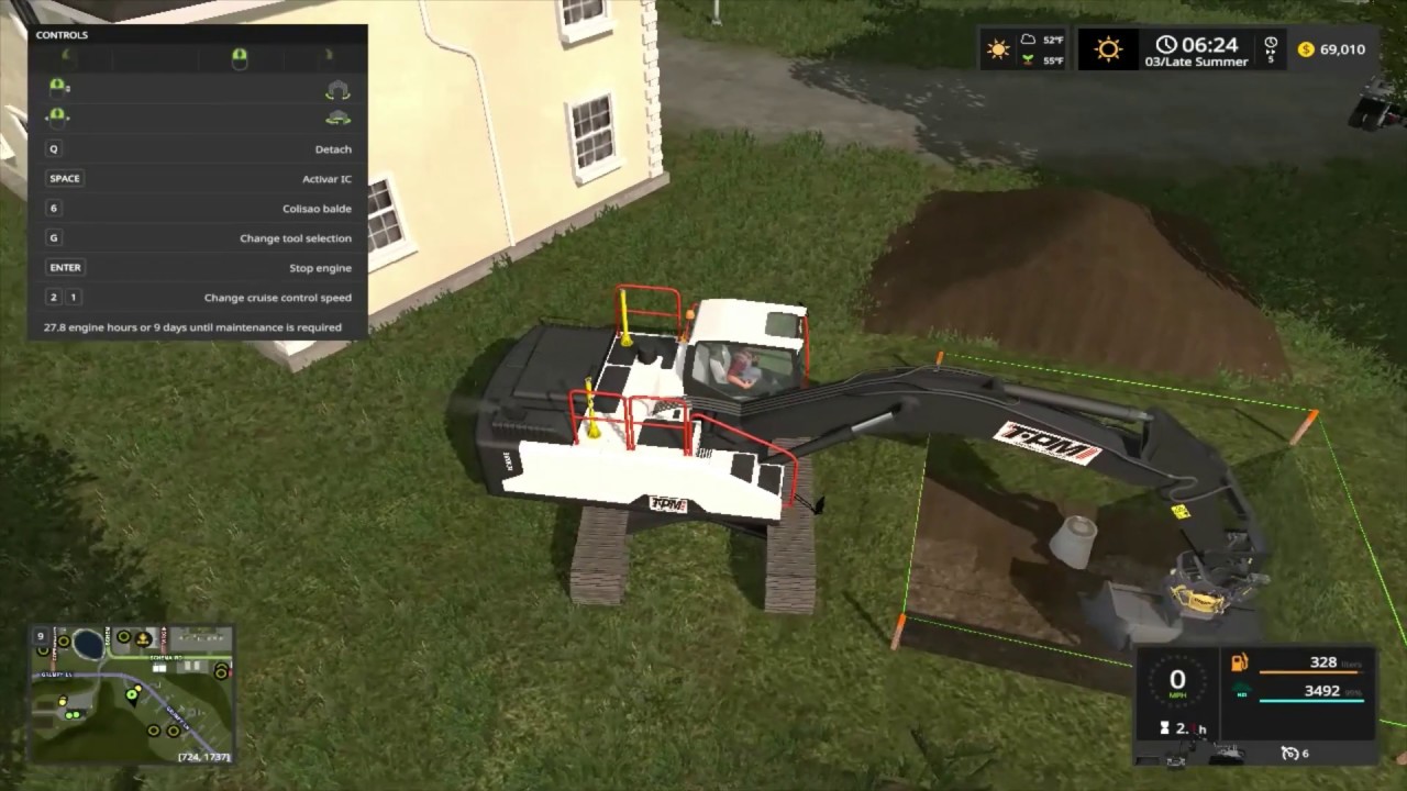 Finishing the pool |Fs17 E3 - YouTube