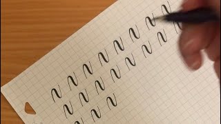 5-Minute Calligraphy Practice Absolute Beginners | The Compound Curve 