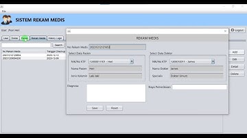 (Des 2023) - DEMO SOURCE CODE SISTEM REKAM MEDIS 1.0 - JAVA NETBEANS