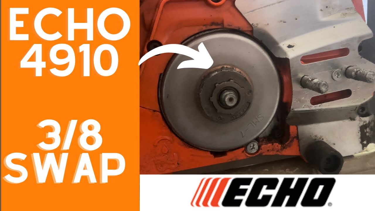 5 in Less Than 5 Minutes Echo 4910 3/8 Swap (Oregon Sprocket Swap