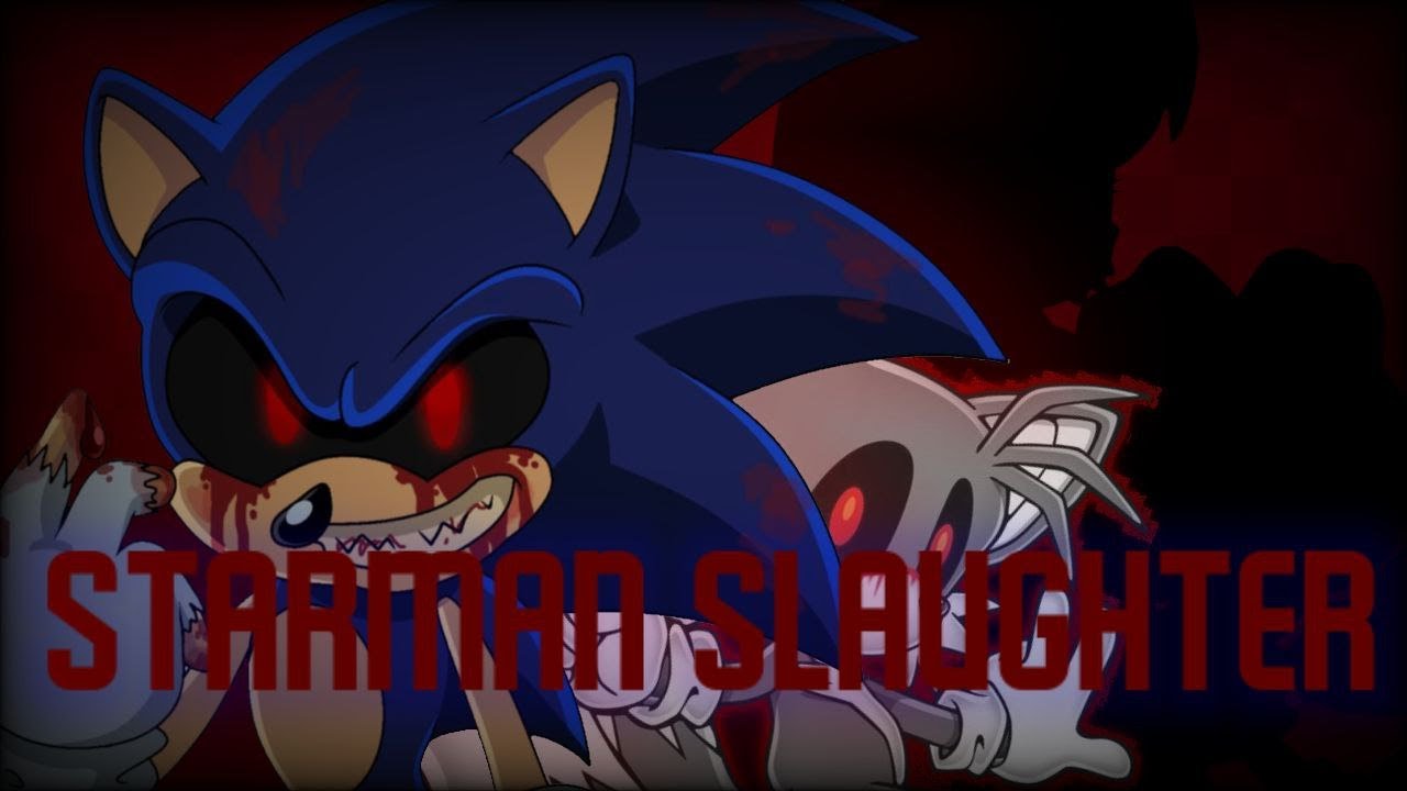 FNF' Starman Slaughter but Sonic.exe sings it