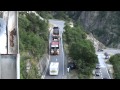 Convoi exceptionnel Wipfli-Garaventa/Route d'Anniviers Epingles au départ de la route